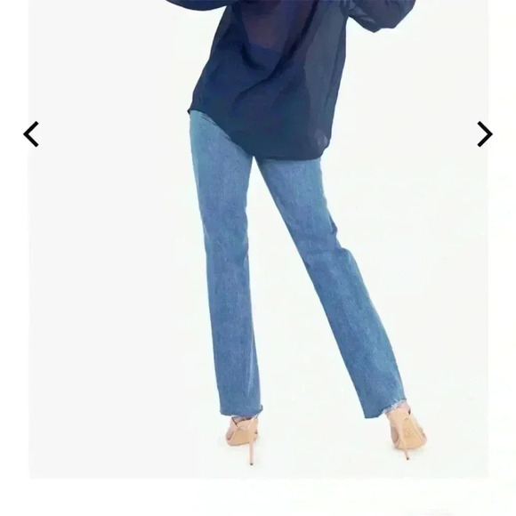 NWT Kittenish jeans distressed with raw hem size 29 inseam 31” - Picture 3 of 9